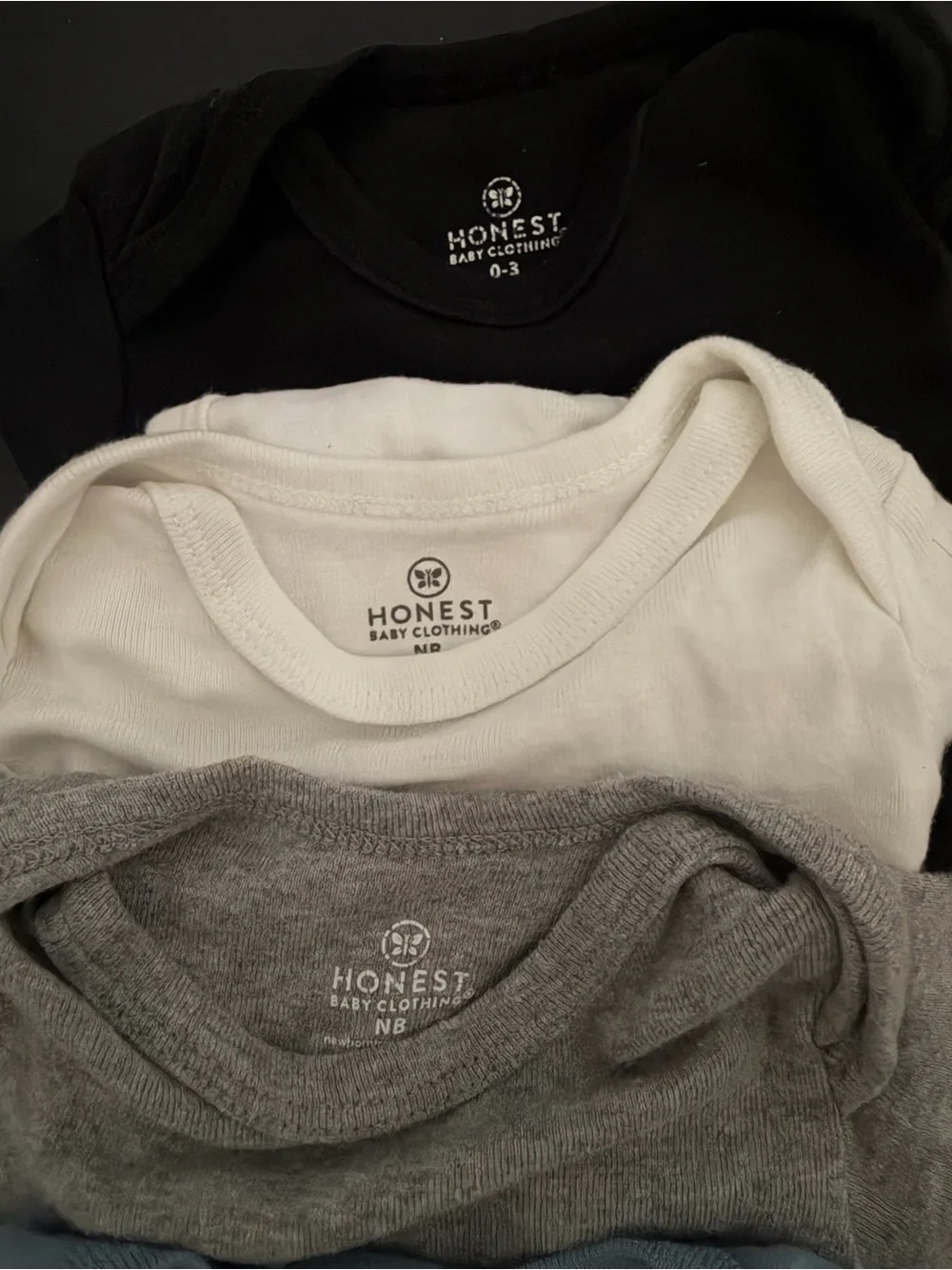 Honest 5 bodysuits 3NB and 1(0-3)